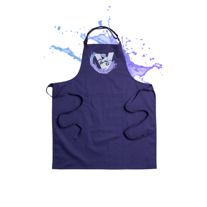 vista apron purple