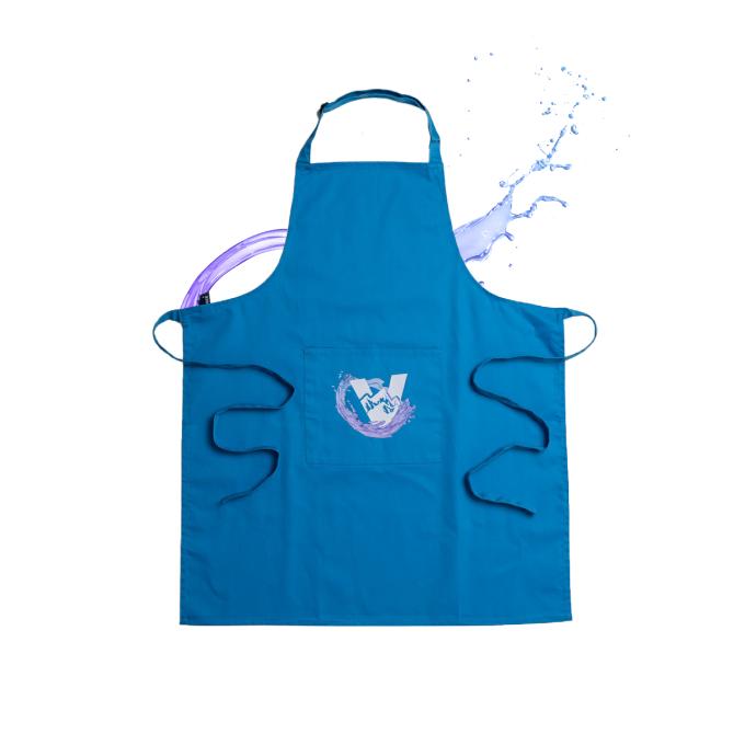 vista apron blue